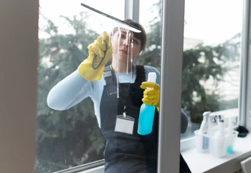 Nettoyage de vitres intérieures et extérieures au Louroux